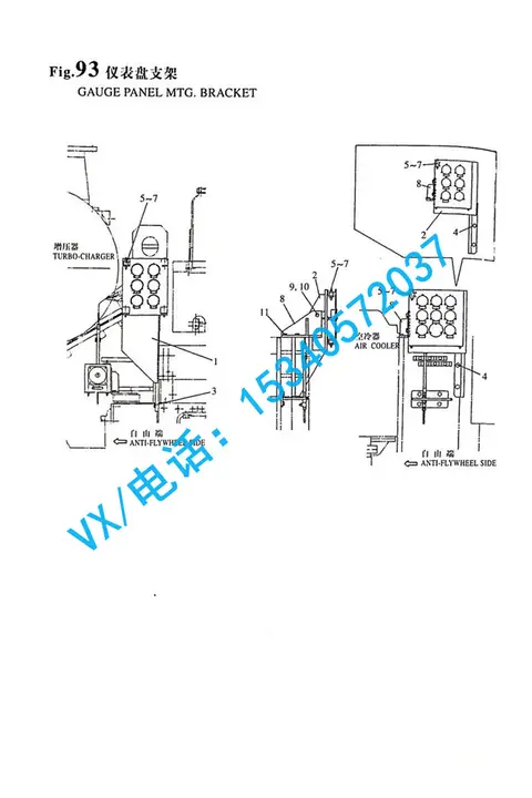 132654-91320支架适用于包头德州洋马柴油机6N330行业领先